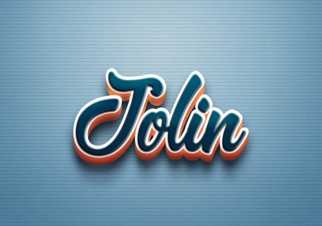 Free photo of Cursive Name DP: Jolin