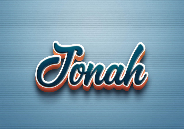 Free photo of Cursive Name DP: Jonah