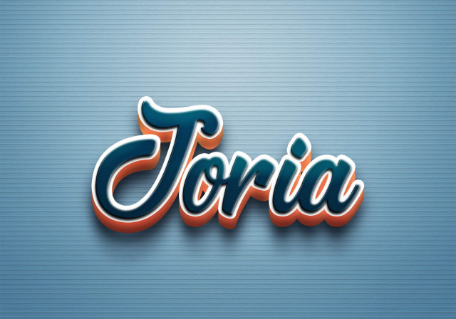 Free photo of Cursive Name DP: Joria