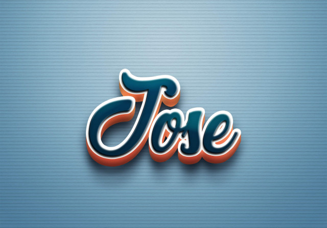 Free photo of Cursive Name DP: Jose