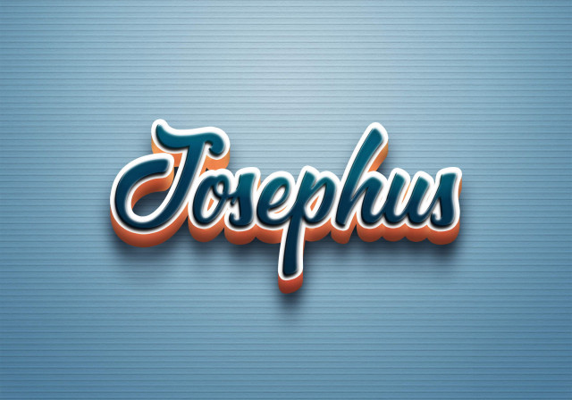 Free photo of Cursive Name DP: Josephus