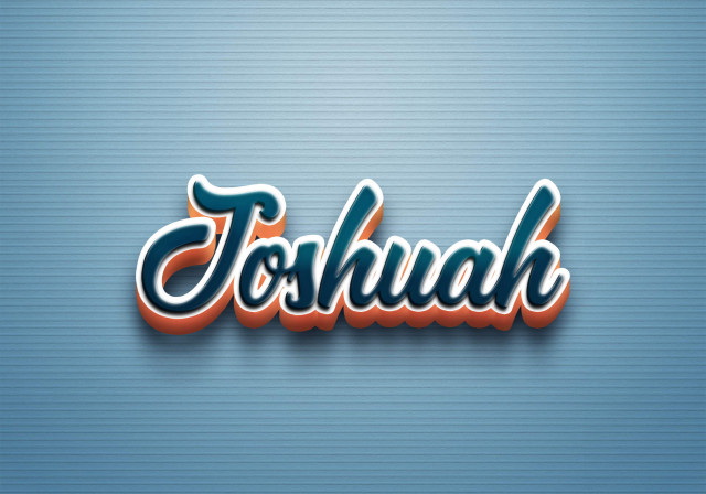 Free photo of Cursive Name DP: Joshuah