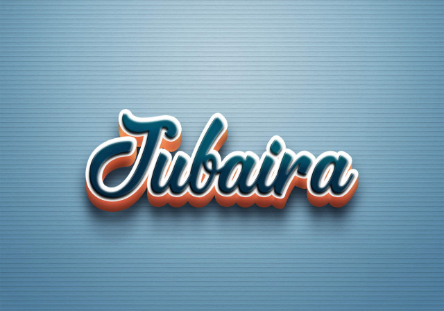 Free photo of Cursive Name DP: Jubaira