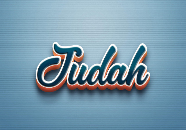 Free photo of Cursive Name DP: Judah