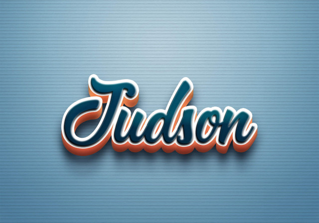 Free photo of Cursive Name DP: Judson