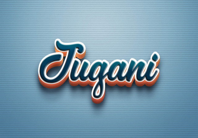 Free photo of Cursive Name DP: Jugani