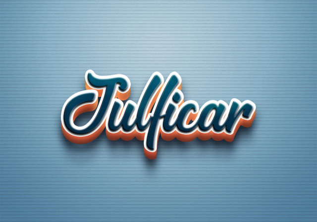 Free photo of Cursive Name DP: Julficar