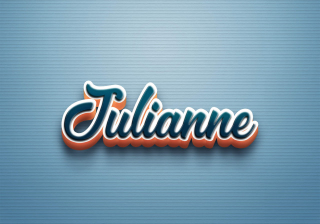 Free photo of Cursive Name DP: Julianne