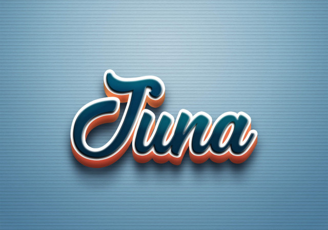 Free photo of Cursive Name DP: Juna