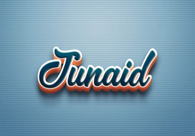 Free photo of Cursive Name DP: Junaid