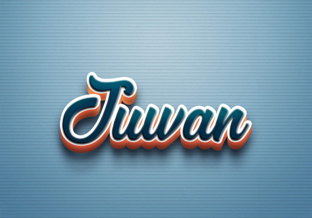 Free photo of Cursive Name DP: Juwan