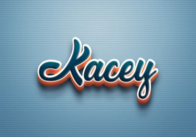 Free photo of Cursive Name DP: Kacey