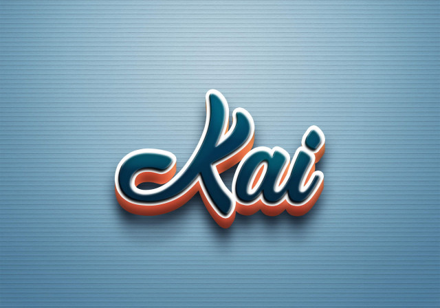 Free photo of Cursive Name DP: Kai