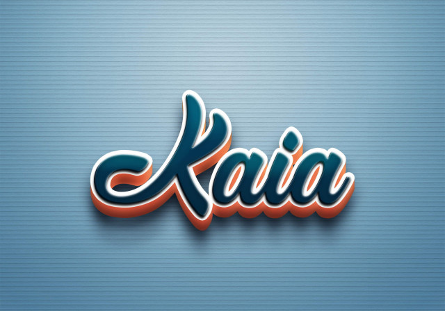 Free photo of Cursive Name DP: Kaia