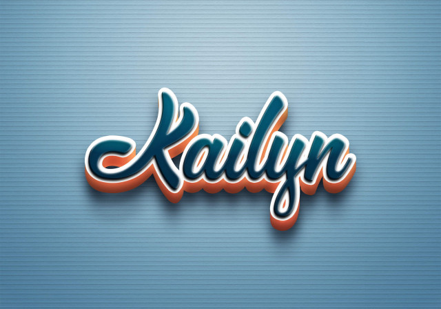 Free photo of Cursive Name DP: Kailyn