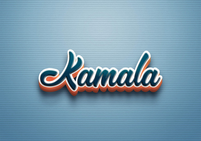 Free photo of Cursive Name DP: Kamala