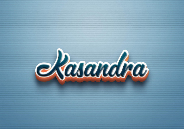 Free photo of Cursive Name DP: Kasandra