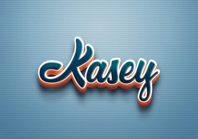 Free photo of Cursive Name DP: Kasey