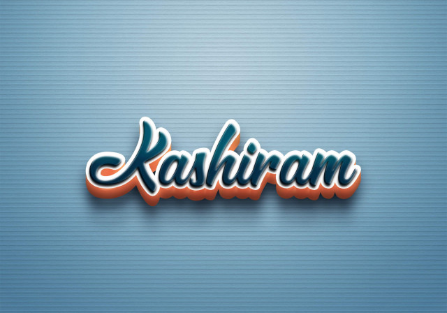 Free photo of Cursive Name DP: Kashiram