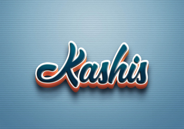 Free photo of Cursive Name DP: Kashis