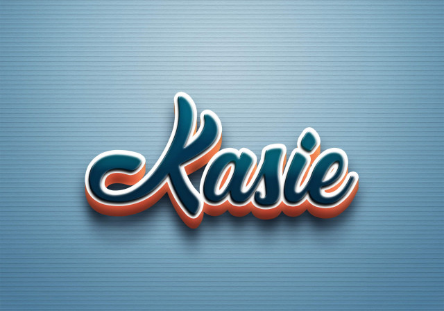 Free photo of Cursive Name DP: Kasie