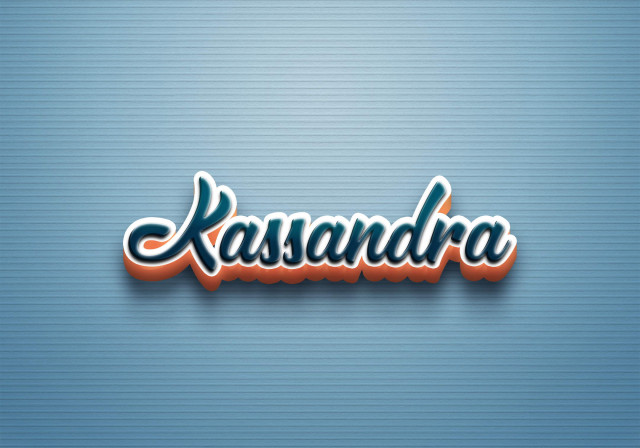 Free photo of Cursive Name DP: Kassandra