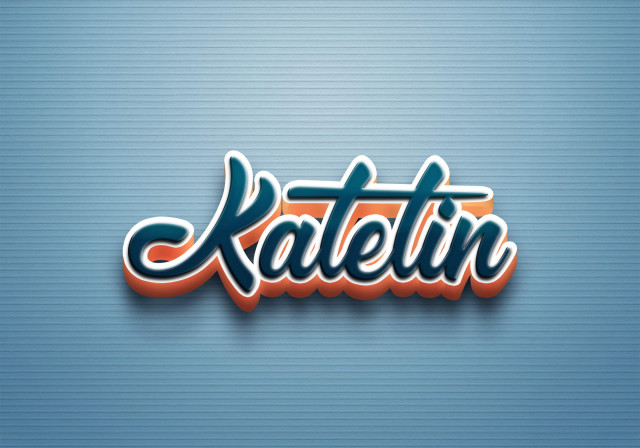 Free photo of Cursive Name DP: Katelin