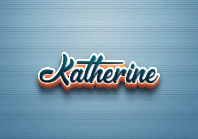 Free photo of Cursive Name DP: Katherine