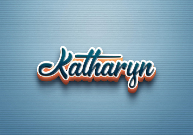 Free photo of Cursive Name DP: Katharyn