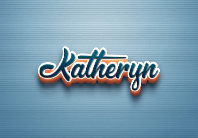 Free photo of Cursive Name DP: Katheryn