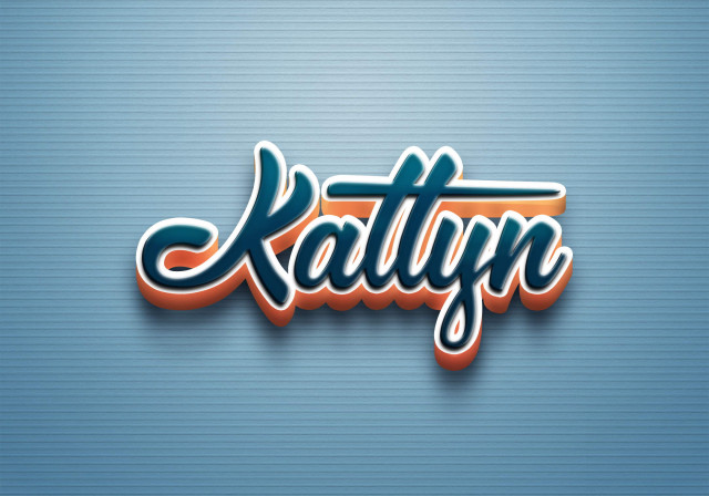 Free photo of Cursive Name DP: Katlyn