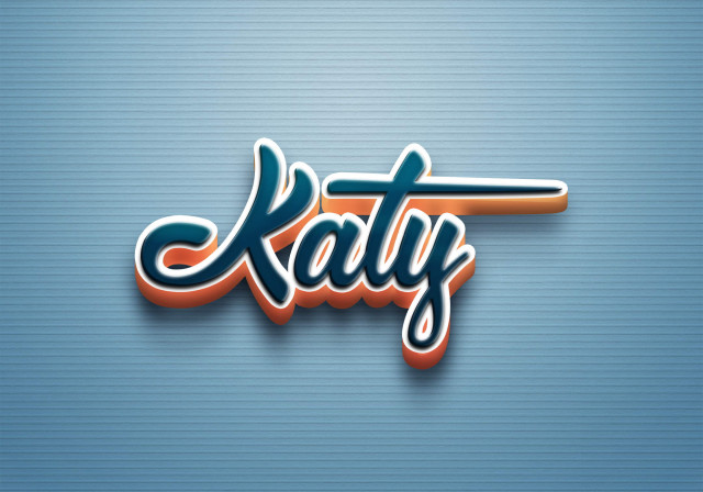 Free photo of Cursive Name DP: Katy