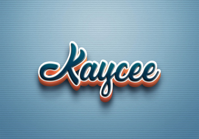 Free photo of Cursive Name DP: Kaycee