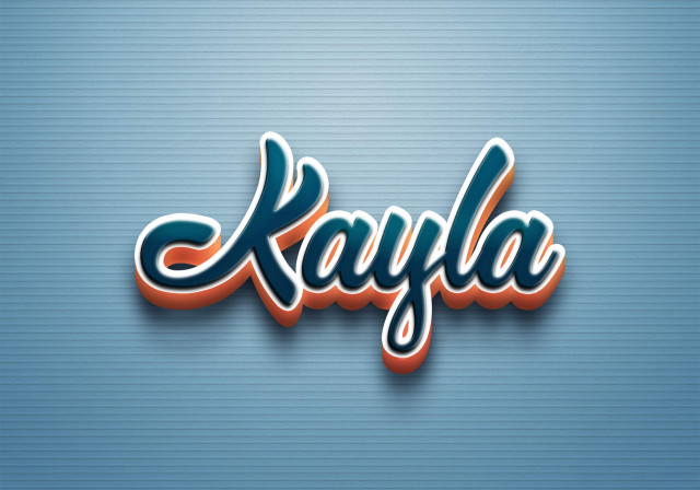 Free photo of Cursive Name DP: Kayla
