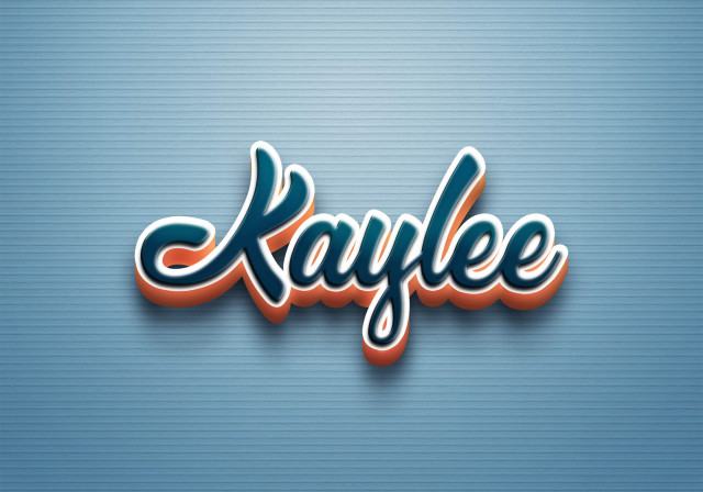 Free photo of Cursive Name DP: Kaylee