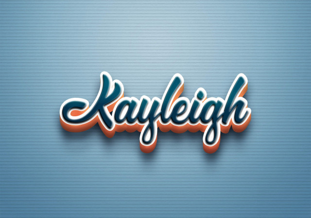 Free photo of Cursive Name DP: Kayleigh