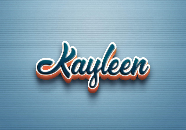 Free photo of Cursive Name DP: Kayleen