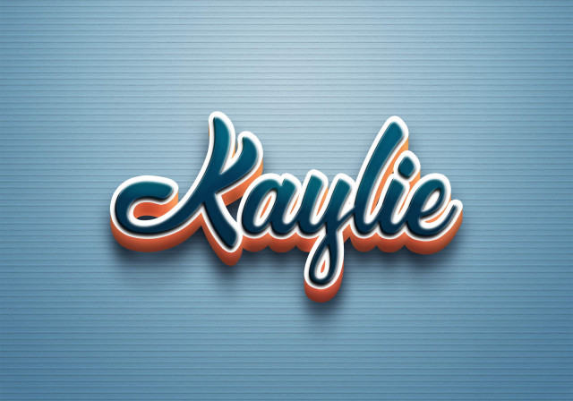 Free photo of Cursive Name DP: Kaylie