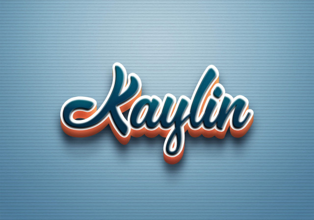 Free photo of Cursive Name DP: Kaylin