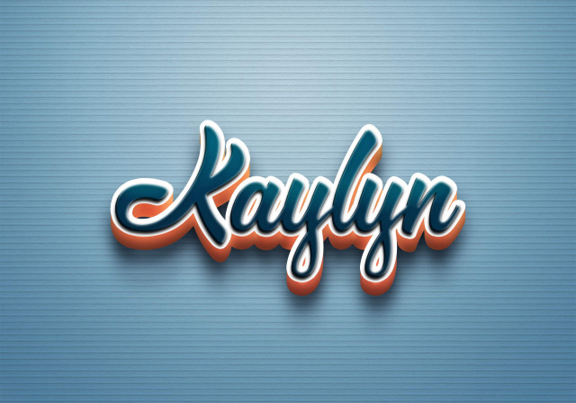 Free photo of Cursive Name DP: Kaylyn