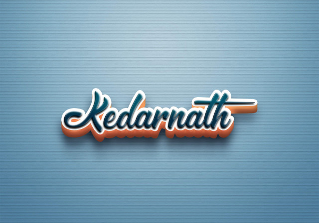 Free photo of Cursive Name DP: Kedarnath
