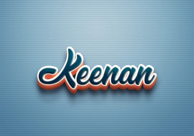 Free photo of Cursive Name DP: Keenan