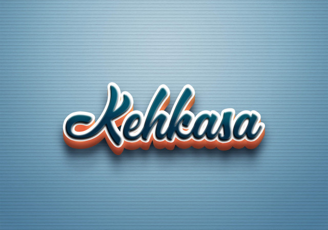 Free photo of Cursive Name DP: Kehkasa