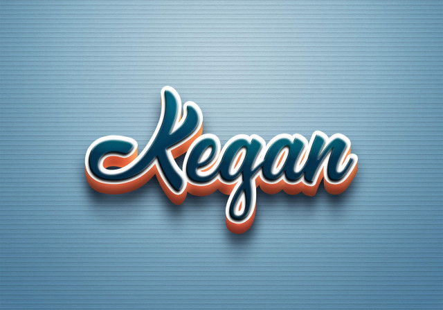 Free photo of Cursive Name DP: Kegan