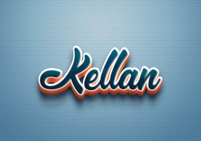 Free photo of Cursive Name DP: Kellan