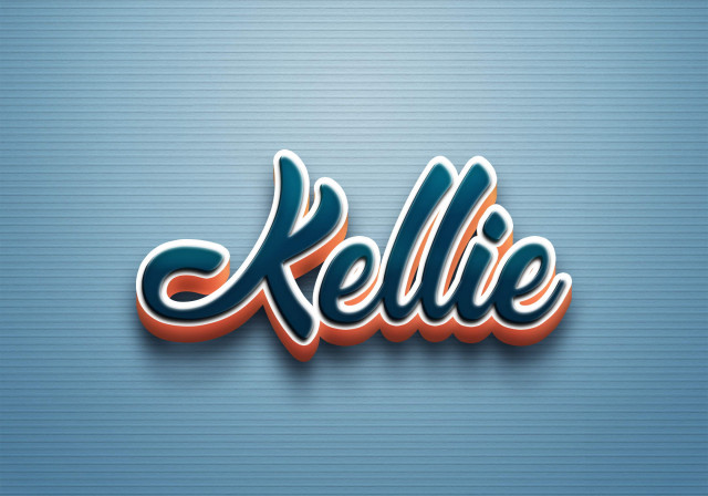 Free photo of Cursive Name DP: Kellie