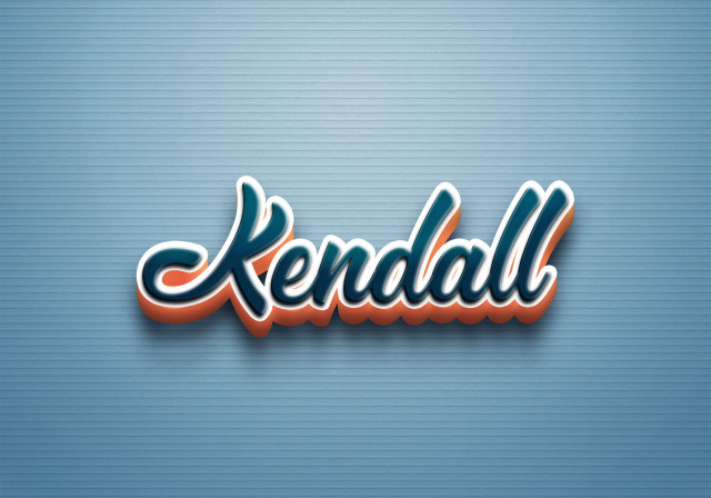 Free photo of Cursive Name DP: Kendall