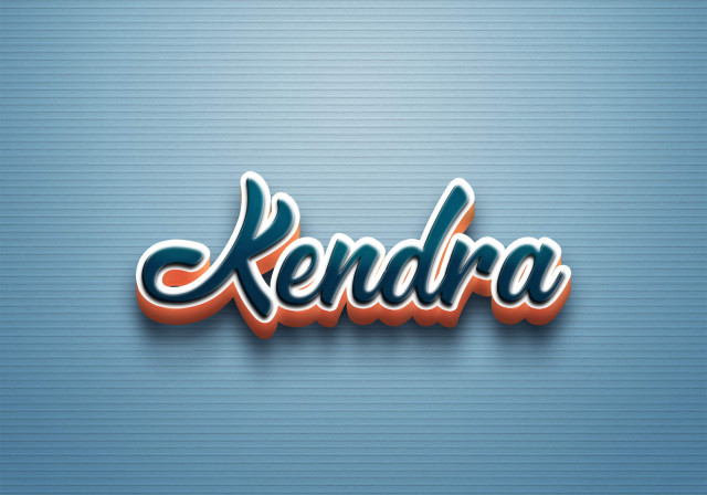 Free photo of Cursive Name DP: Kendra