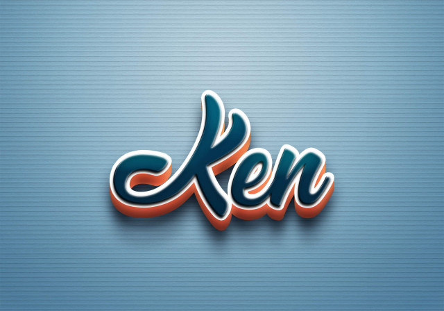 Free photo of Cursive Name DP: Ken