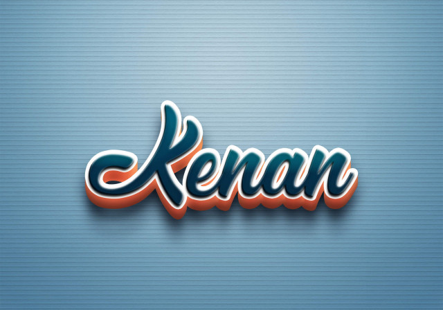 Free photo of Cursive Name DP: Kenan